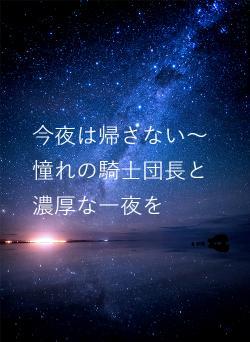 今夜は帰さない～憧れの騎士団長と濃厚な一夜を