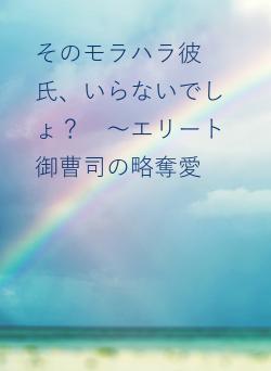 そのモラハラ彼氏、いらないでしょ？　～エリート御曹司の略奪愛