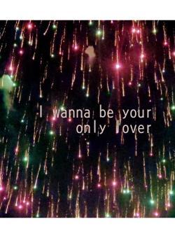 I wanna be your only lover